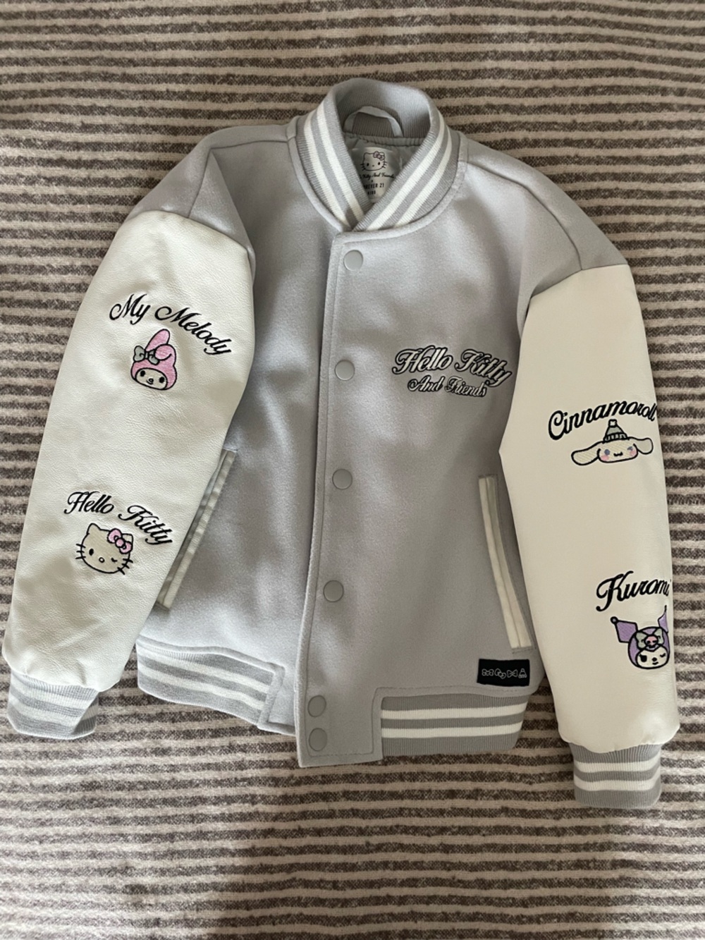 EUC Hello Kitty & Friends x Forever 21 Varsity Jacket - LIKE NEW